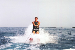 water skiing